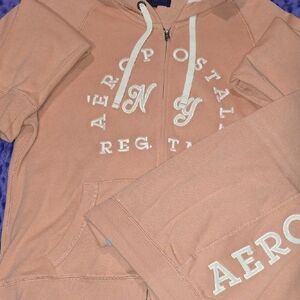Aeropostale Peach Hoodie and Joggers Set